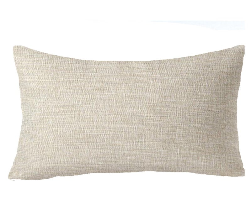 FELENIW Happy Winter Snowflakes Believe Merry Christmas Throw Pillow Cover Cushion Case Cotton Linen Material Decorative Lumbar 12X20 inches - Image 2